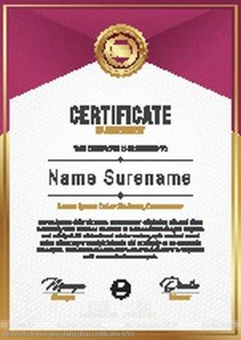 file corel cdr mau giay chung nhan certificates 0769
