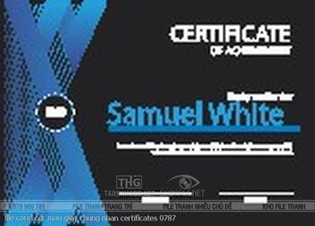 file corel cdr mau giay chung nhan certificates 0787