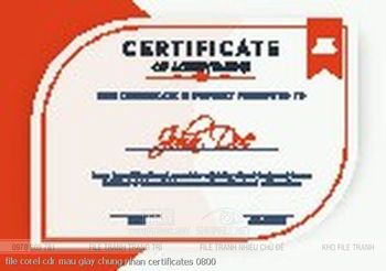 file corel cdr mau giay chung nhan certificates 0800