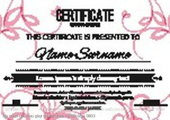 file corel cdr mau giay chung nhan certificates 0803