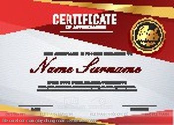 file corel cdr mau giay chung nhan certificates 0807