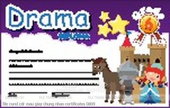 file corel cdr mau giay chung nhan certificates 0809