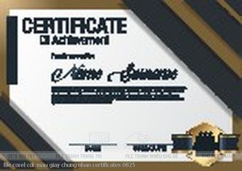 file corel cdr mau giay chung nhan certificates 0825