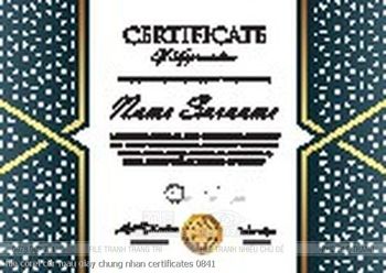 file corel cdr mau giay chung nhan certificates 0841