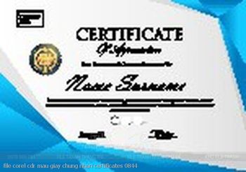 file corel cdr mau giay chung nhan certificates 0844