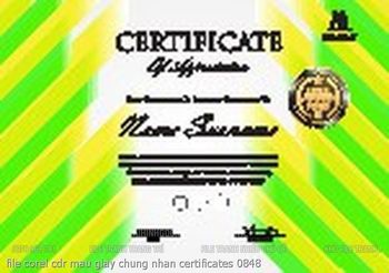 file corel cdr mau giay chung nhan certificates 0848