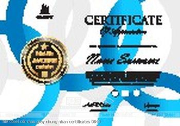 file corel cdr mau giay chung nhan certificates 0849