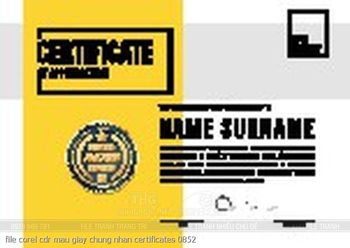 file corel cdr mau giay chung nhan certificates 0852