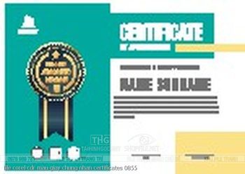 file corel cdr mau giay chung nhan certificates 0855