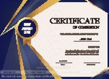 file corel cdr mau giay chung nhan certificates 0858