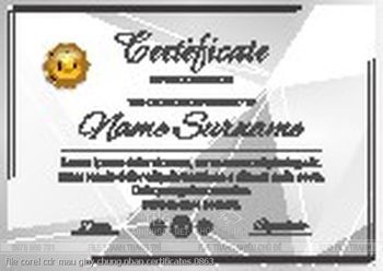 file corel cdr mau giay chung nhan certificates 0863