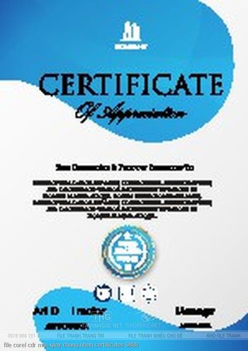 file corel cdr mau giay chung nhan certificates 0888