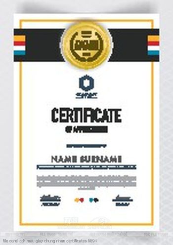 file corel cdr mau giay chung nhan certificates 0894