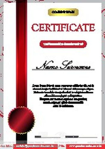 file corel cdr mau giay chung nhan certificates 0902