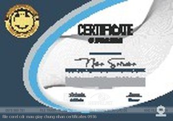 file corel cdr mau giay chung nhan certificates 0936