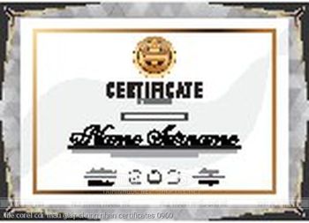 file corel cdr mau giay chung nhan certificates 0960
