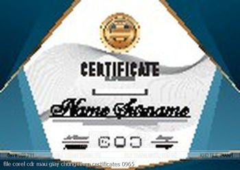file corel cdr mau giay chung nhan certificates 0965