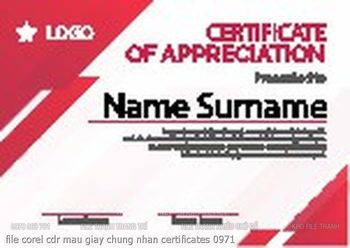 file corel cdr mau giay chung nhan certificates 0971
