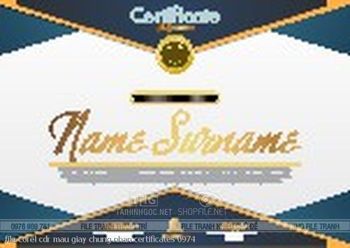 file corel cdr mau giay chung nhan certificates 0974