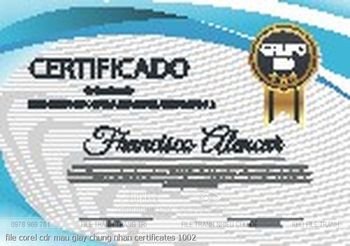 file corel cdr mau giay chung nhan certificates 1002