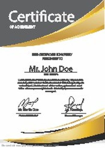file corel cdr mau giay chung nhan certificates 1024