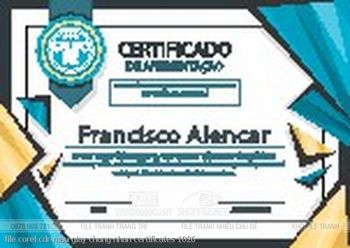 file corel cdr mau giay chung nhan certificates 1026