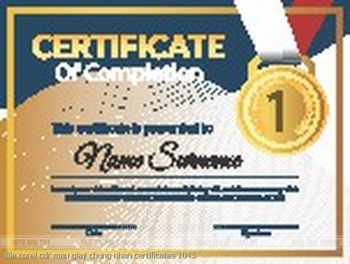file corel cdr mau giay chung nhan certificates 1045