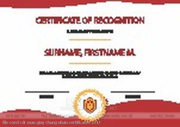 file corel cdr mau giay chung nhan certificates 1047