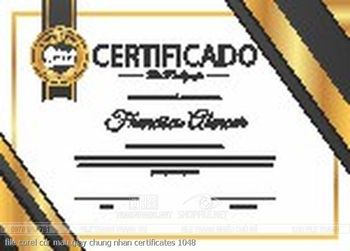 file corel cdr mau giay chung nhan certificates 1048