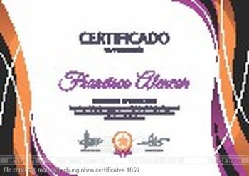 file corel cdr mau giay chung nhan certificates 1059