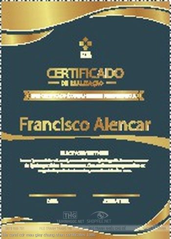 file corel cdr mau giay chung nhan certificates 1080