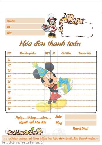 file corel cdr mau hoa don ban hang 05