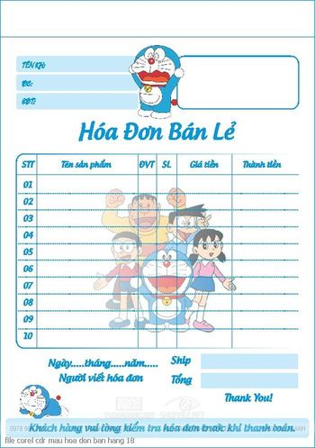 file corel cdr mau hoa don ban hang 18