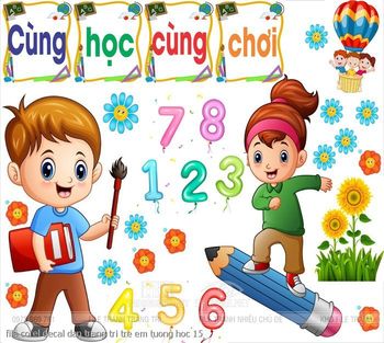 file corel decal dan trang tri tre em tuong hoc 15