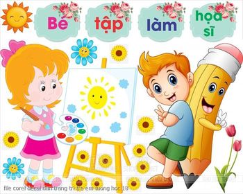 file corel decal dan trang tri tre em tuong hoc 18