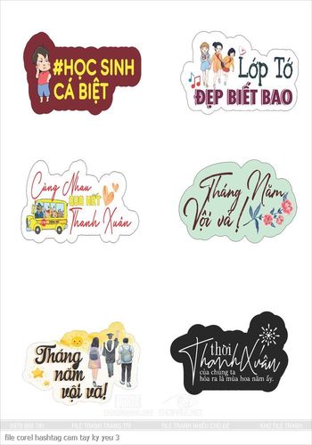 file corel hashtag cam tay ky yeu 3