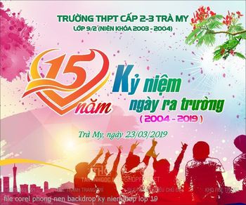 file corel phong nen backdrop ky niem hop lop 19