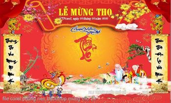 file corel phong nen backdrop mung tho 13