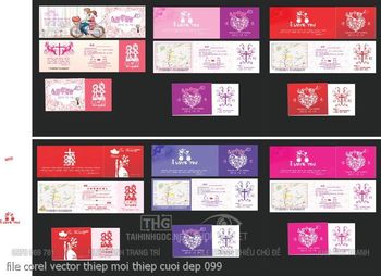 file corel vector thiep moi thiep cuoi dep 099
