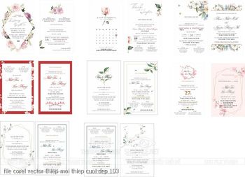 file corel vector thiep moi thiep cuoi dep 103