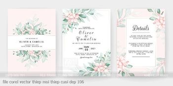 file corel vector thiep moi thiep cuoi dep 106