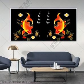 file decor 2 tranh ca chep 60x60