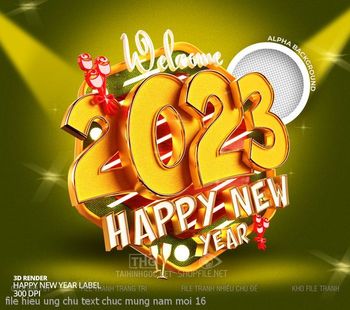 file hieu ung chu text chuc mung nam moi 16