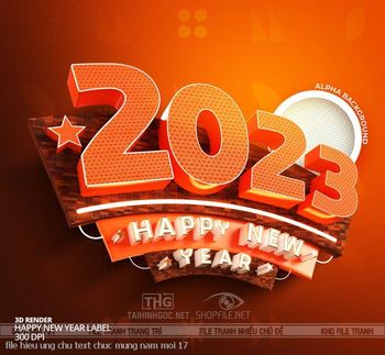 file hieu ung chu text chuc mung nam moi 17