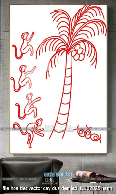 file hoa tiet vector cay dua den led 11102025 hanh