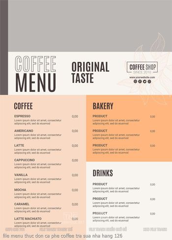 file menu thuc don ca phe coffee tra sua nha hang 126