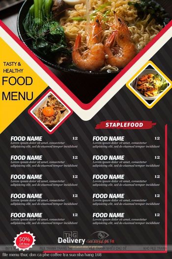 file menu thuc don ca phe coffee tra sua nha hang 168