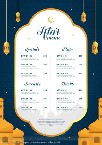 file menu thuc don ca phe coffee tra sua nha hang 207