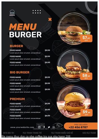 file menu thuc don ca phe coffee tra sua nha hang 208