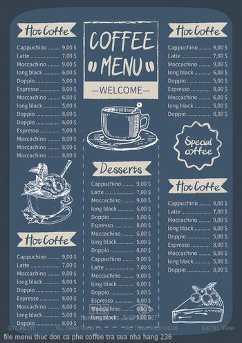 file menu thuc don ca phe coffee tra sua nha hang 236